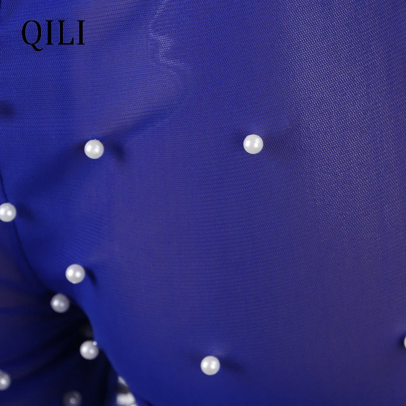 QILI See Through Mesh Sexy Deep V Neck Jumpsuits Beading Ruffles Sleeveless Backless Jumpsuit Women Club Jumpsuits Romper
QILI See Through Mesh Sexy Deep V Neck Jumpsuits Beading Ruffles Sleeveless Backless Jumpsuit Women Club Jumpsuits Romper