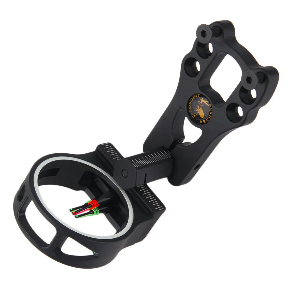 Aluminum Compound Bow Sight In Black Color 3 Pins Fiber Optics 0.029" Fiber Brass Pin for Compound Bow Hunting Shooting
Aluminum Compound Bow Sight In Black Color 3 Pins Fiber Optics 0.029" Fiber Brass Pin for Compound Bow Hunting Shooting