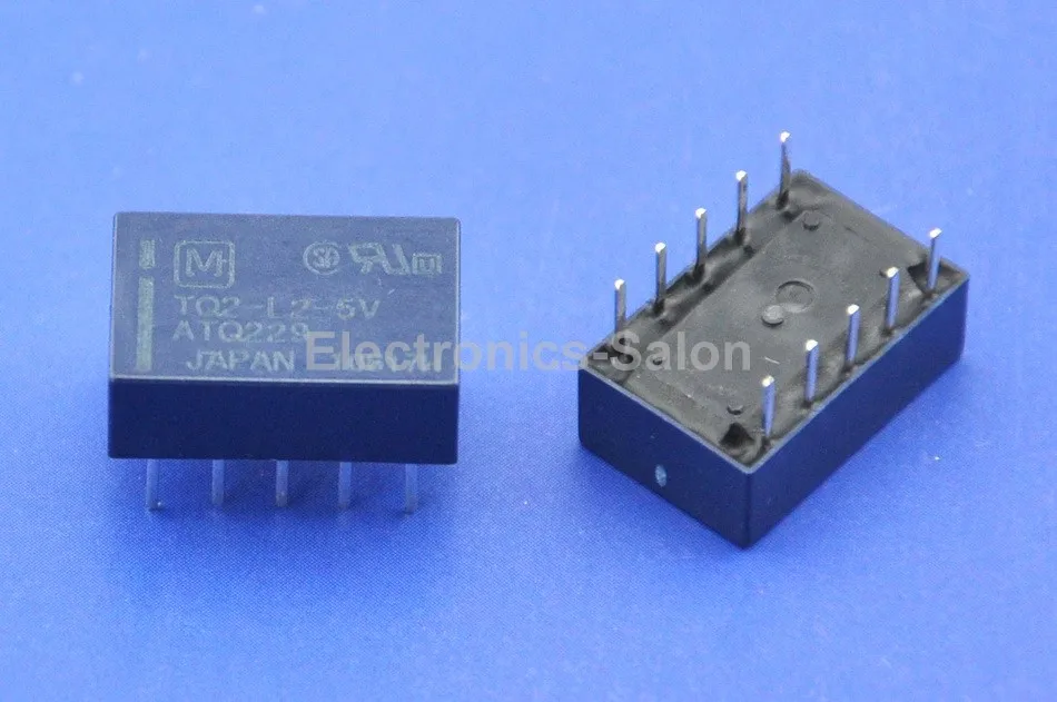 ( 10 pcs/lot ) TQ2-L2-5V Two Coil Latching Signal Relay, DPDT, Low Profile, DC5V
( 10 pcs/lot ) TQ2-L2-5V Two Coil Latching Signal Relay, DPDT, Low Profile, DC5V