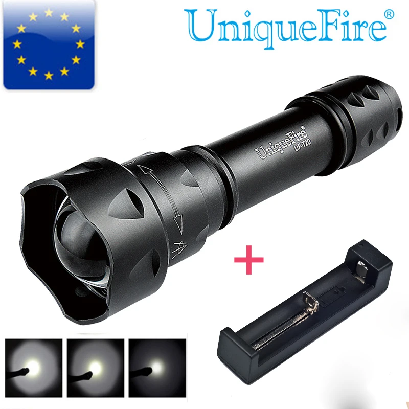 High-quality UniqueFire UF-T20 XPG LED Flashlight 3M Waterproof Handheld Lamp Torch With 18650 One Slot Charger For Camping
High-quality UniqueFire UF-T20 XPG LED Flashlight 3M Waterproof Handheld Lamp Torch With 18650 One Slot Charger For Camping
