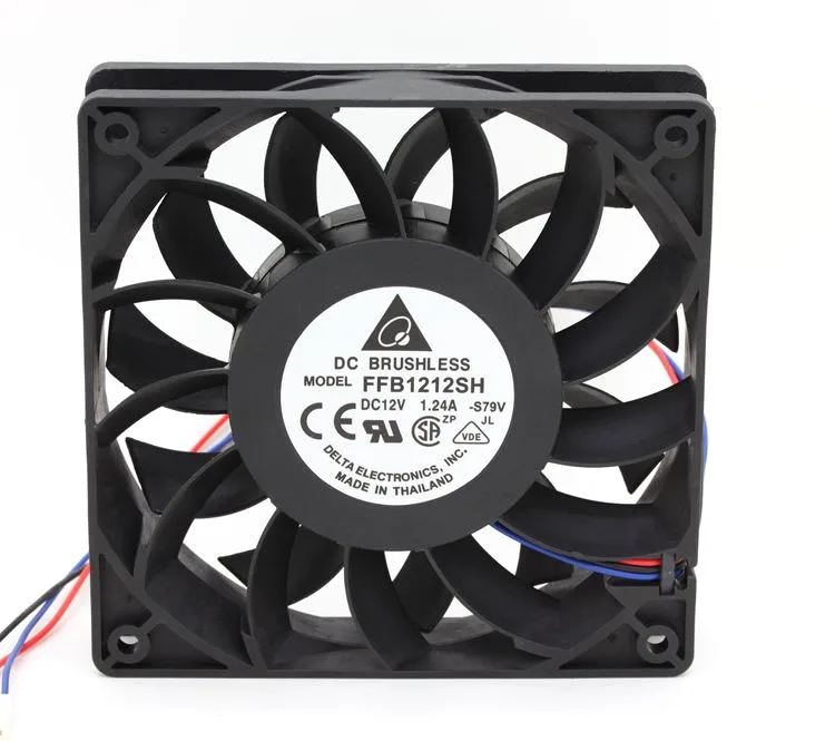 10PCS for delta FFB1212SH 12025 12cm 120mm DC 12V 1.24A 3-pin powerful cooling fan
10PCS for delta FFB1212SH 12025 12cm 120mm DC 12V 1.24A 3-pin powerful cooling fan