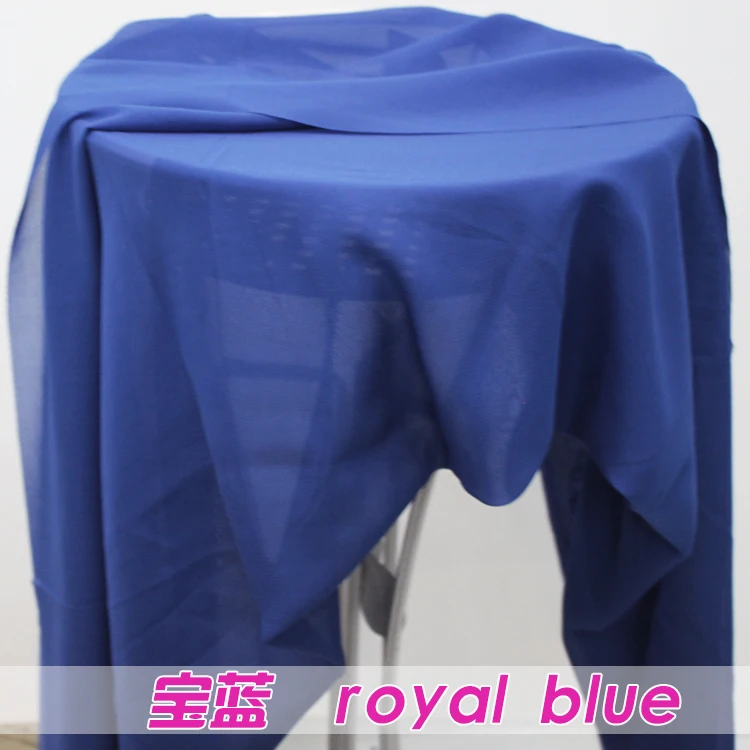 Royla blue Chiffon Fabric Sheer Bridal Wedding Dress Lining Fabric Skirt 60" Wide 5 Yards Per lot
Royla blue Chiffon Fabric Sheer Bridal Wedding Dress Lining Fabric Skirt 60" Wide 5 Yards Per lot