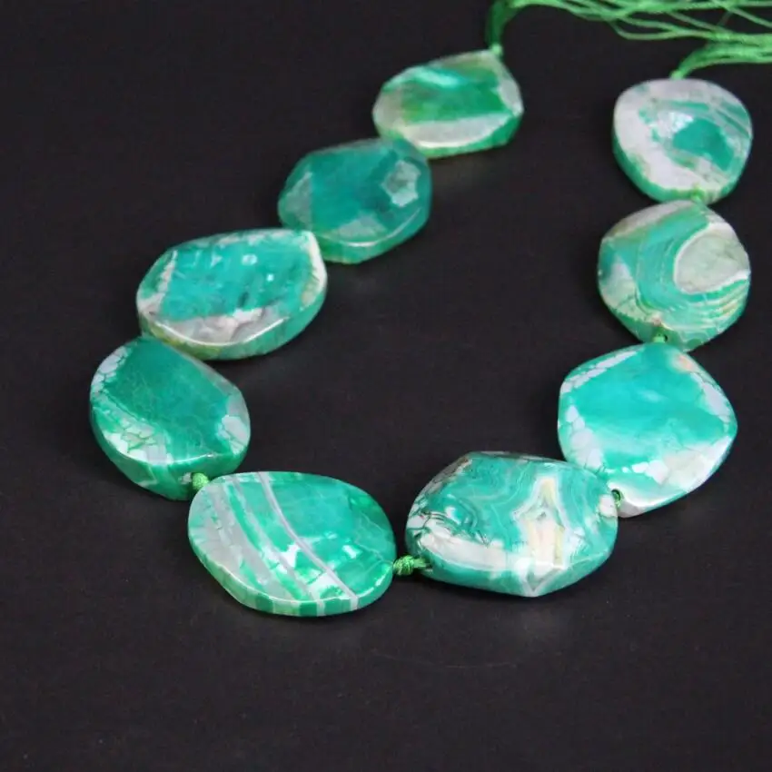 Approx9PCS/strand Large Green Dragon Veins Faceted Raw Agates Cut Slab Nugget Beads,Natural Drusy Stone Slice Pendants Jewelry
Approx9PCS/strand Large Green Dragon Veins Faceted Raw Agates Cut Slab Nugget Beads,Natural Drusy Stone Slice Pendants Jewelry