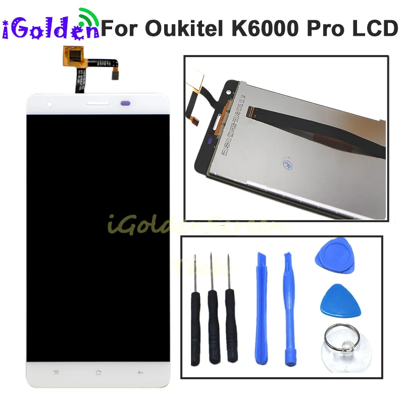 Фото ЖК экран для Oukitel K6000 Pro дисплей с дигитайзером в сборе S k 6000 pro k6000pro - купить