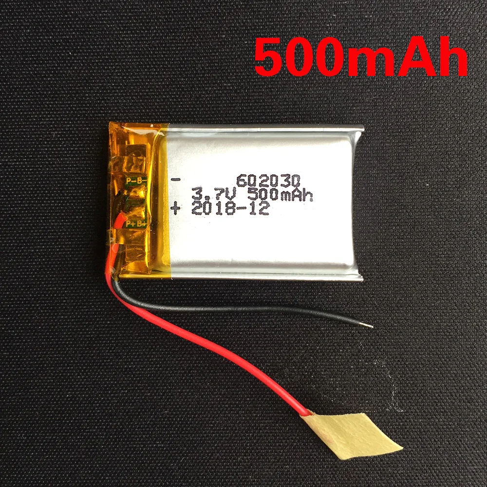 Перезаряжаемые батареи Li Po Ion Lipo 602030 1/2x3 7 в литий полимерная батарея для умных