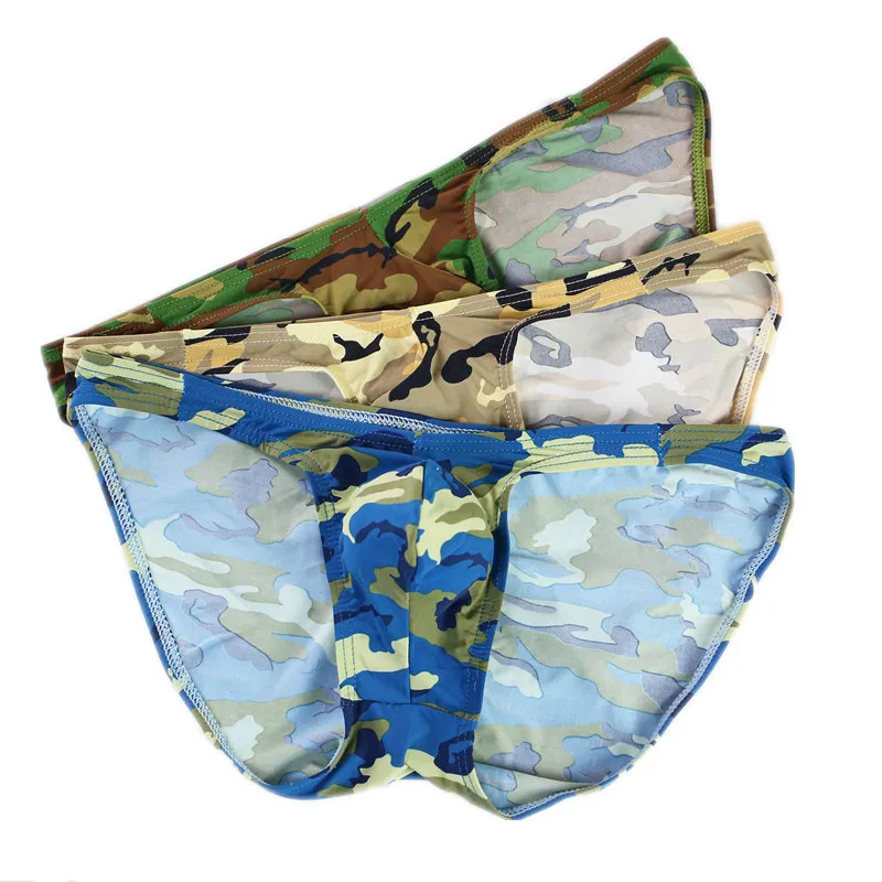 Wholesale 3Pcs/Lot Men's Underwear Sexy Bikini Briefs Camouflage Panties Fetish Camo Bulge Pouch Jockstrap Underpants Lingerie
Wholesale 3Pcs/Lot Men's Underwear Sexy Bikini Briefs Camouflage Panties Fetish Camo Bulge Pouch Jockstrap Underpants Lingerie