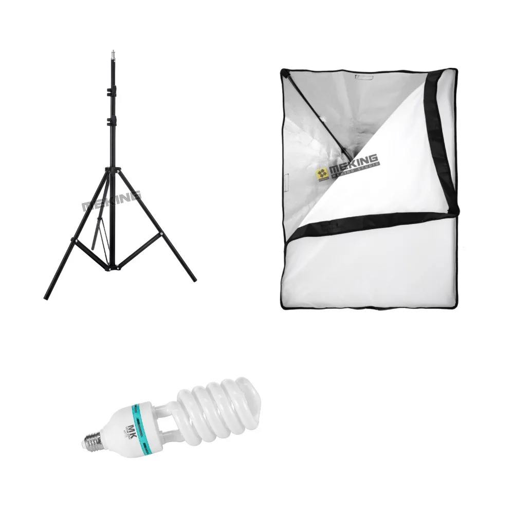 Selens 2 м свет стенд и 50*70 см освещения Softbox & E27 5500 К лампы фотостудия комплект