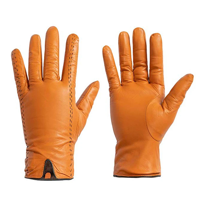 New Genuine Leather Gloves for men Lambskin Gloves Winter Warm Gloves Driving Gloves with Lines of Hit Color
New Genuine Leather Gloves for men Lambskin Gloves Winter Warm Gloves Driving Gloves with Lines of Hit Color