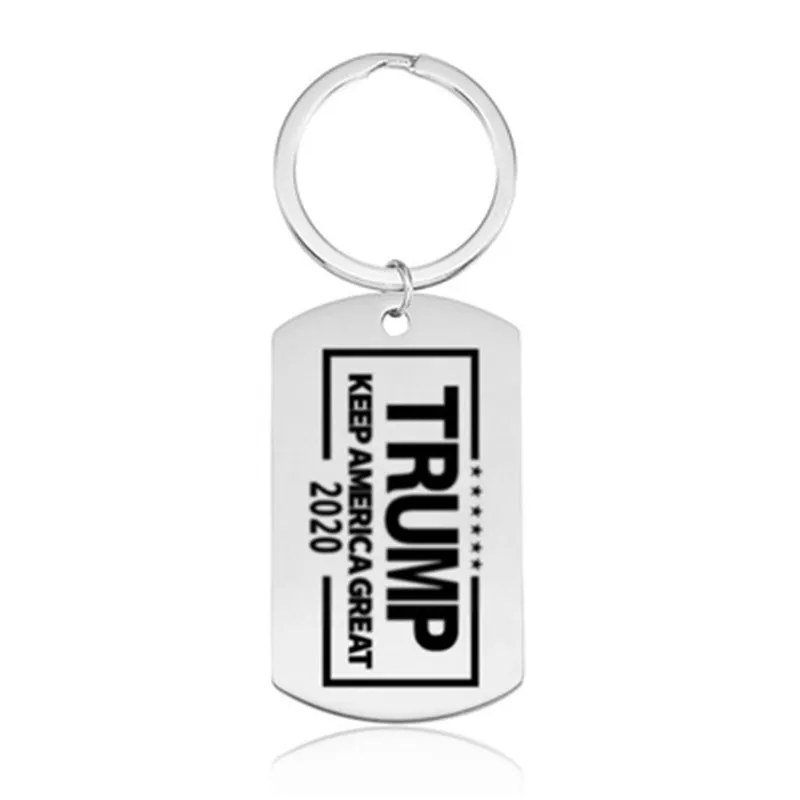 Europe and the United States hot stainless steel English lettering tag key chain Trump2020 key chain men and women jewelry
Europe and the United States hot stainless steel English lettering tag key chain Trump2020 key chain men and women jewelry