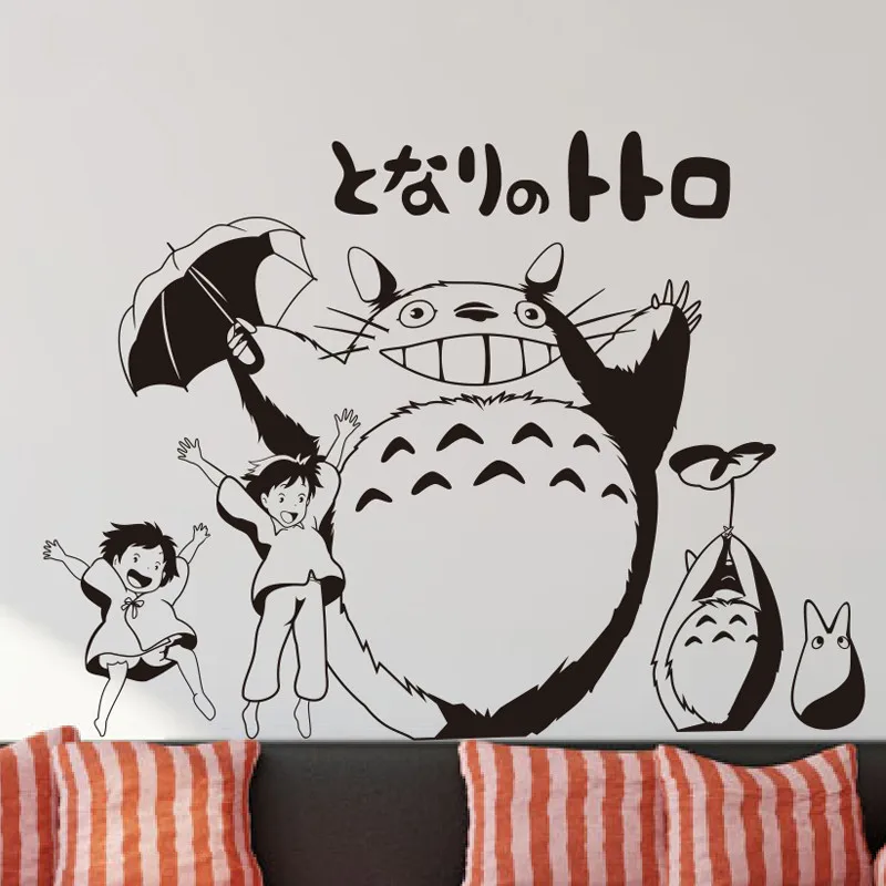 Creative New DIY wall art Miyazaki Totoro with friends wall stickers kids rooms home decoration wall stickers living room
Creative New DIY wall art Miyazaki Totoro with friends wall stickers kids rooms home decoration wall stickers living room