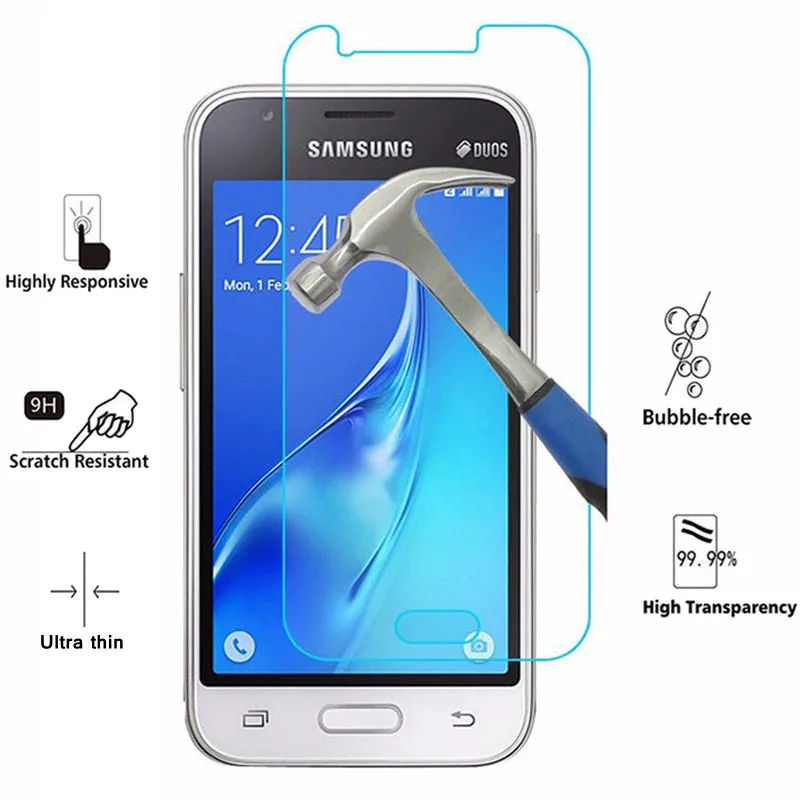 J1 Mini 9H закаленное стекло для Samsung Galaxy (2016) Nxt J105 J105F J105H Защитная пленка экрана |