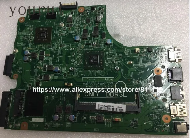CN-052GNY 052GNY 52GNY For Dell Inspiron 3441 3541 Motherboard 13283-1 XY1KC With E1-6110 cpu
CN-052GNY 052GNY 52GNY For Dell Inspiron 3441 3541 Motherboard 13283-1 XY1KC With E1-6110 cpu