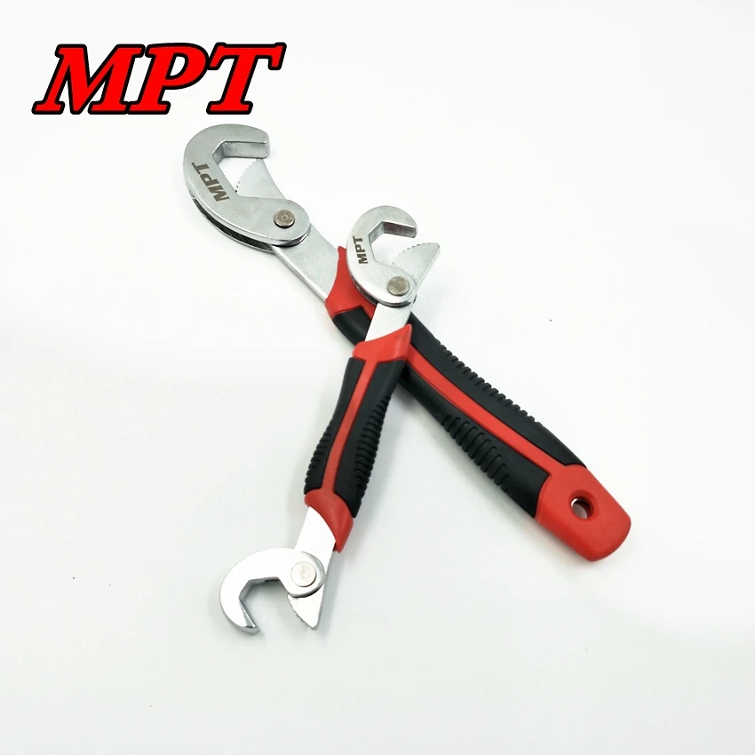 

2pcs/lot Universal Wrench Set 9-32mm Multi-function Quick Snap Grip Wrench Adjustable Spanner For Nuts and Bolts
