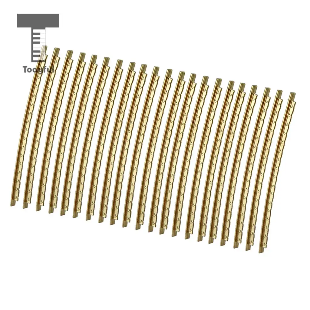 Tooyful 21Pc Brass Frets Wire Fretwire 2.0mm Guitar Part for Folk/Acoustic Guitar
Tooyful 21Pc Brass Frets Wire Fretwire 2.0mm Guitar Part for Folk/Acoustic Guitar
