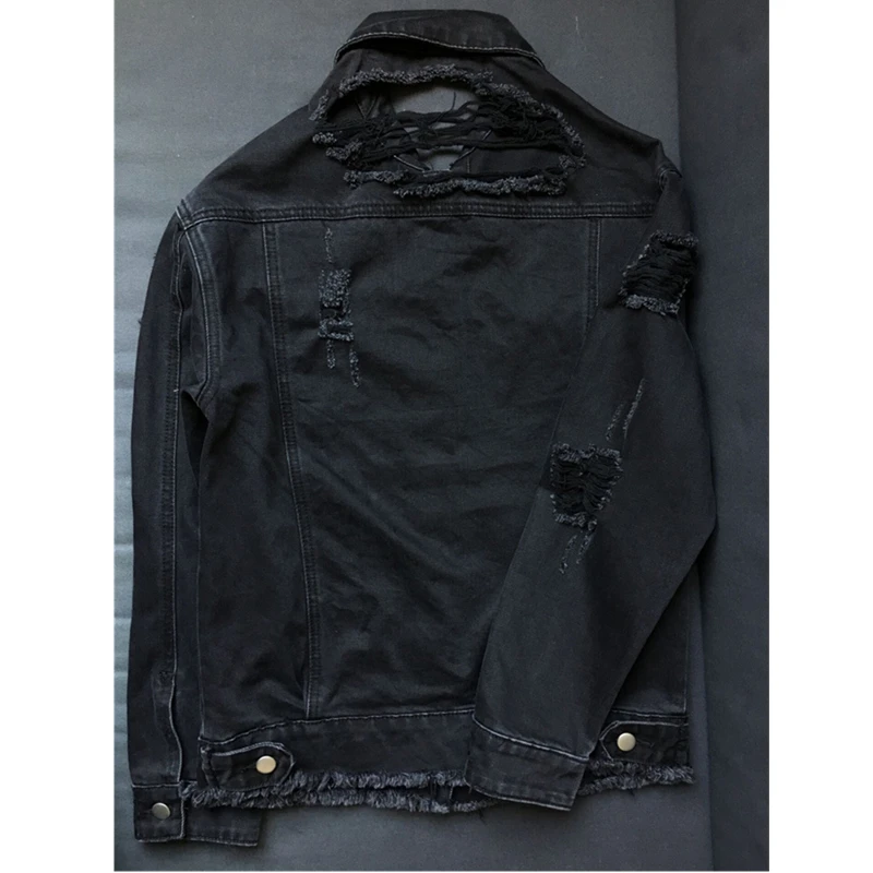 YiQuanYiMei Fashion women denim jacket Casual jean Coats Hole Jackets women Frayed Vintage jacket chaquetas mujer casaco femini
YiQuanYiMei Fashion women denim jacket Casual jean Coats Hole Jackets women Frayed Vintage jacket chaquetas mujer casaco femini