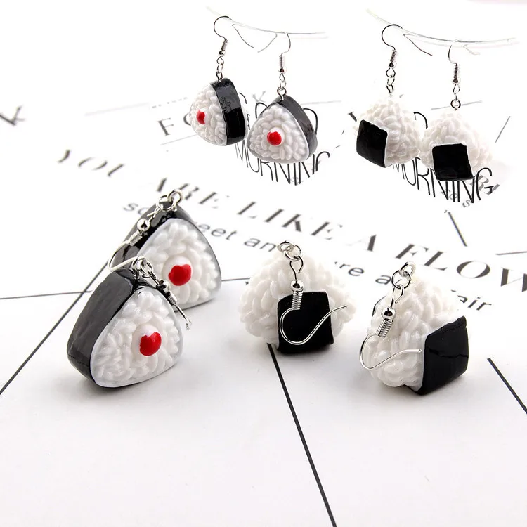 Simulation Cute Rice Ball Food Pendant Eardrop Charms Necklace Earring Accessories Diy Handmade Material Jewelry 4pcs
Simulation Cute Rice Ball Food Pendant Eardrop Charms Necklace Earring Accessories Diy Handmade Material Jewelry 4pcs