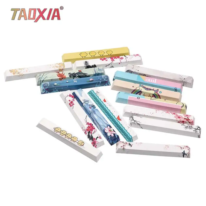 Five-sided Sublimation Craft Cherry Profile 6.25U PBT Space Keycaps for Cherry MX Switches Mechanical Keyboard Colorful Key Cap
Five-sided Sublimation Craft Cherry Profile 6.25U PBT Space Keycaps for Cherry MX Switches Mechanical Keyboard Colorful Key Cap