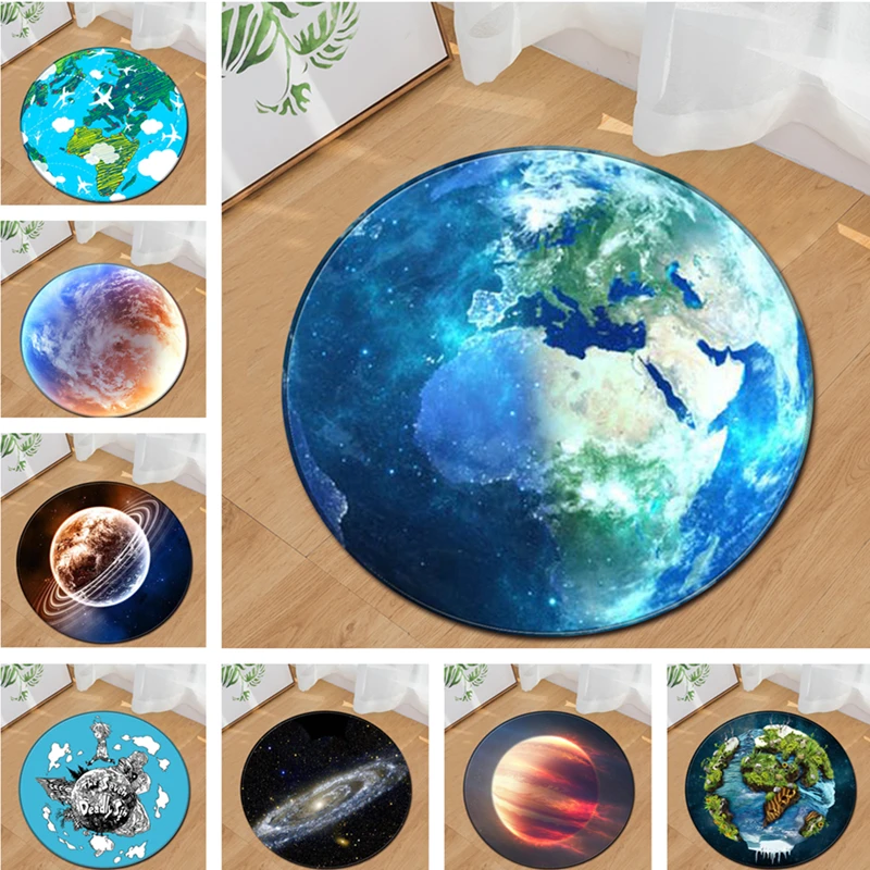 3D Planets round carpet Kids livingroom and bedroom area rugs Earth children play mat chair parlor kitchen Door Floor Bath Mats
3D Planets round carpet Kids livingroom and bedroom area rugs Earth children play mat chair parlor kitchen Door Floor Bath Mats
