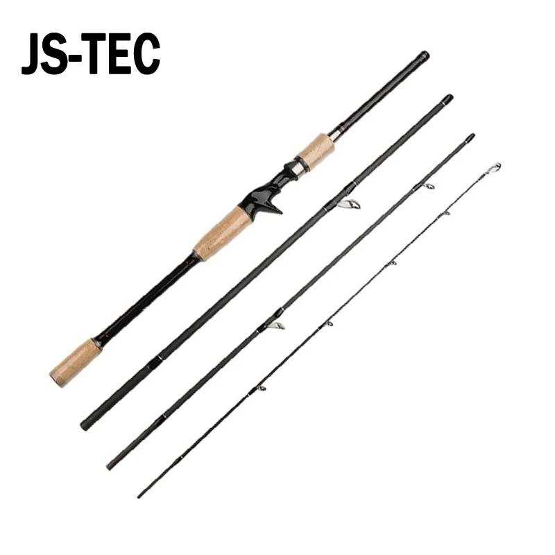 Spinning Lure Fishing Rod 1.8M 2.1M 2.4M 2.7M 3M Carbon 4 Sections Travel Casting Medium Fast 10-25g FG115 | Спорт и развлечения