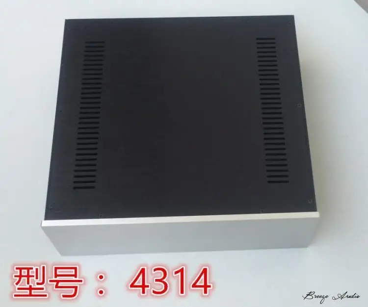 430*140*410mm all aluminum alloy preamp/combination/power amplifier chassis with Power socket feet chassis shell
430*140*410mm all aluminum alloy preamp/combination/power amplifier chassis with Power socket feet chassis shell