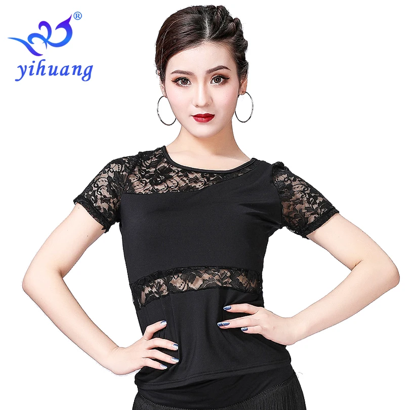 2019 Women Latin Dance Wear Blouses Performance Salsa Ramba Ballroom Modern Standard Dance Practice Tops Lace
2019 Women Latin Dance Wear Blouses Performance Salsa Ramba Ballroom Modern Standard Dance Practice Tops Lace
