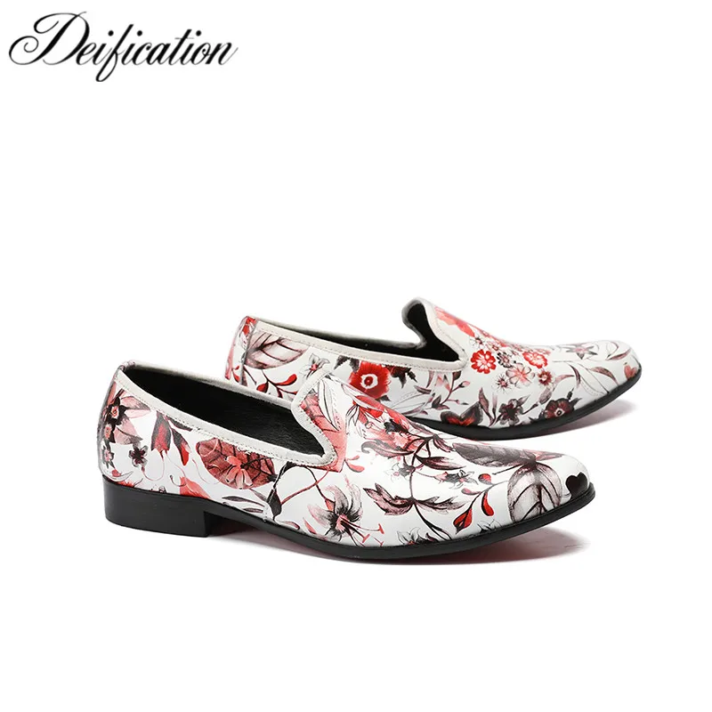 Deification Flowers Printed Mens Shoes Moccasins Slip On Leather Men Casual Shoes Loafers Elegant Party Dress Shoes Plus Size 47
Deification Flowers Printed Mens Shoes Moccasins Slip On Leather Men Casual Shoes Loafers Elegant Party Dress Shoes Plus Size 47
