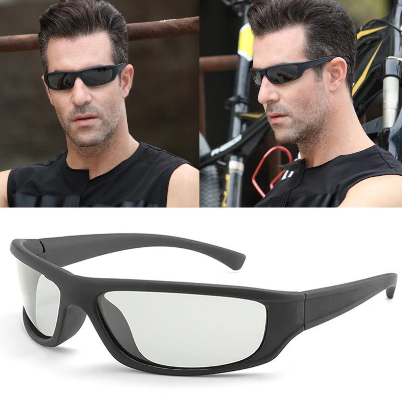 Photochromic Sunglasses Driving Men Polarized Chameleon Discoloration Sun glasses for men Change Color Sport fashion Sunglasses
Photochromic Sunglasses Driving Men Polarized Chameleon Discoloration Sun glasses for men Change Color Sport fashion Sunglasses