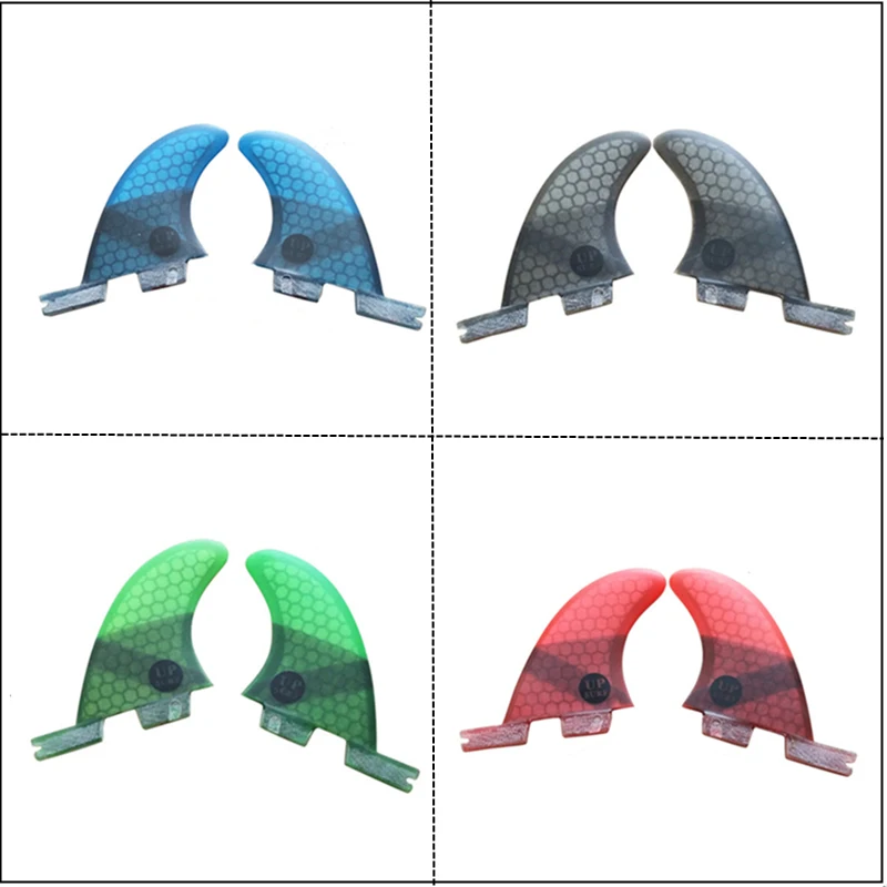Double Tabs 2 GL Surfboard Blue/Black/Red/Green color Honeycomb Fins Twin fin set Double Tabs 2 Fin Hot Sell Fin Quilhas
Double Tabs 2 GL Surfboard Blue/Black/Red/Green color Honeycomb Fins Twin fin set Double Tabs 2 Fin Hot Sell Fin Quilhas