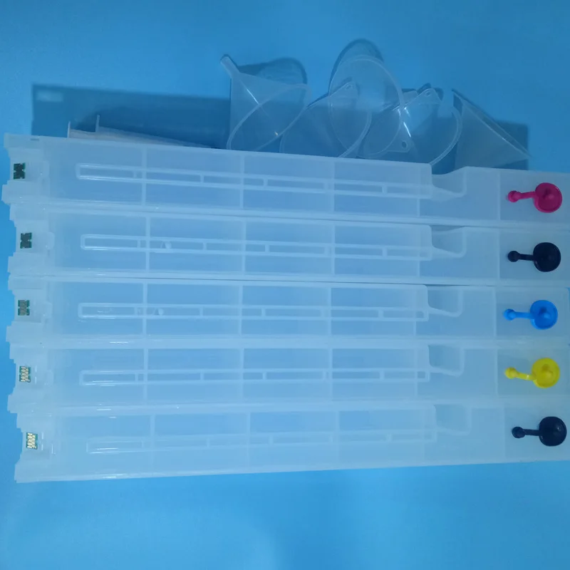 1000ml empty refillable cartridge with T6941-T6945 auto reset chip for epson surecolor T3000 T5000 T7000
1000ml empty refillable cartridge with T6941-T6945 auto reset chip for epson surecolor T3000 T5000 T7000