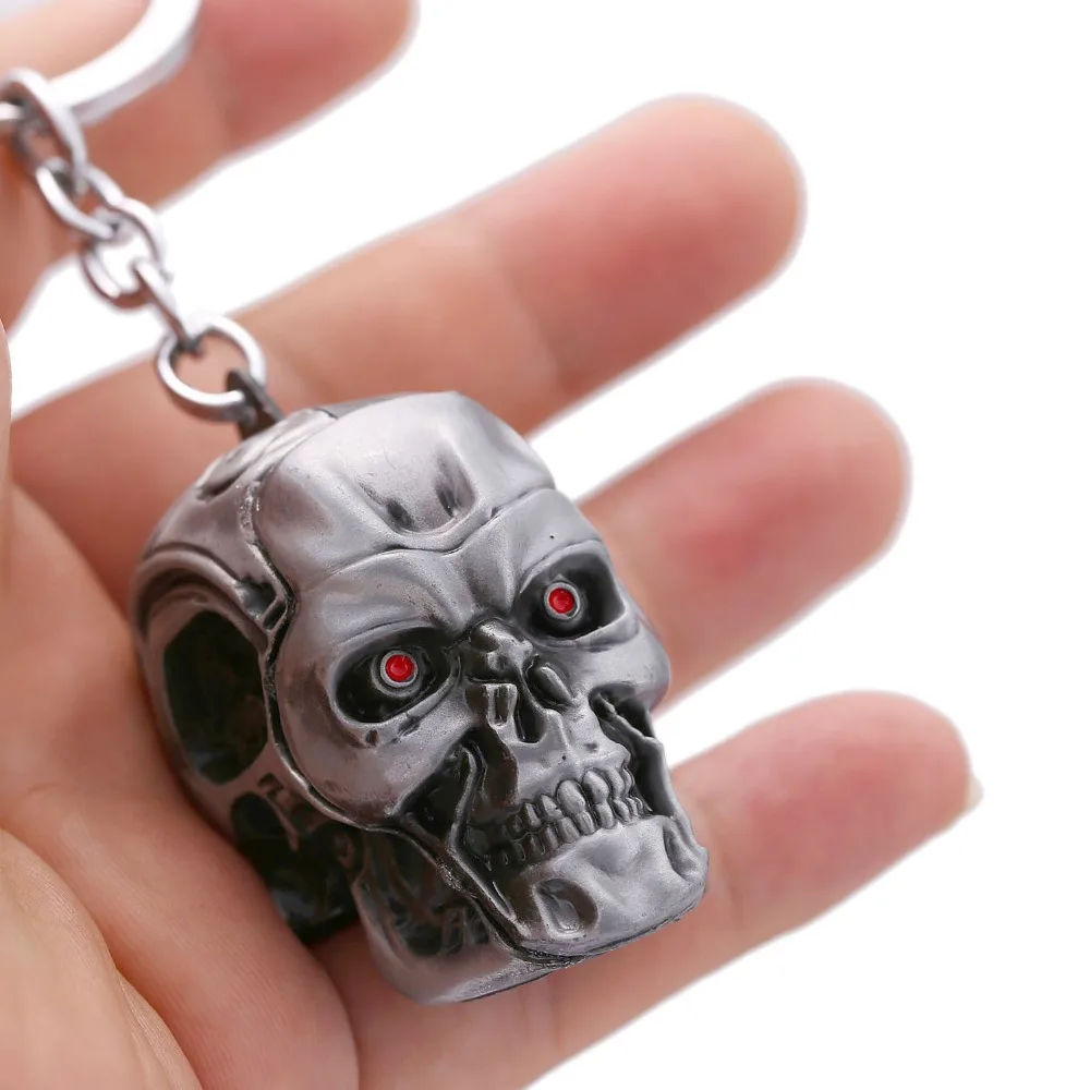 Брелок для ключей металлический 3D брелок с черепом|keychain toy|quality keychainsskull keychain |