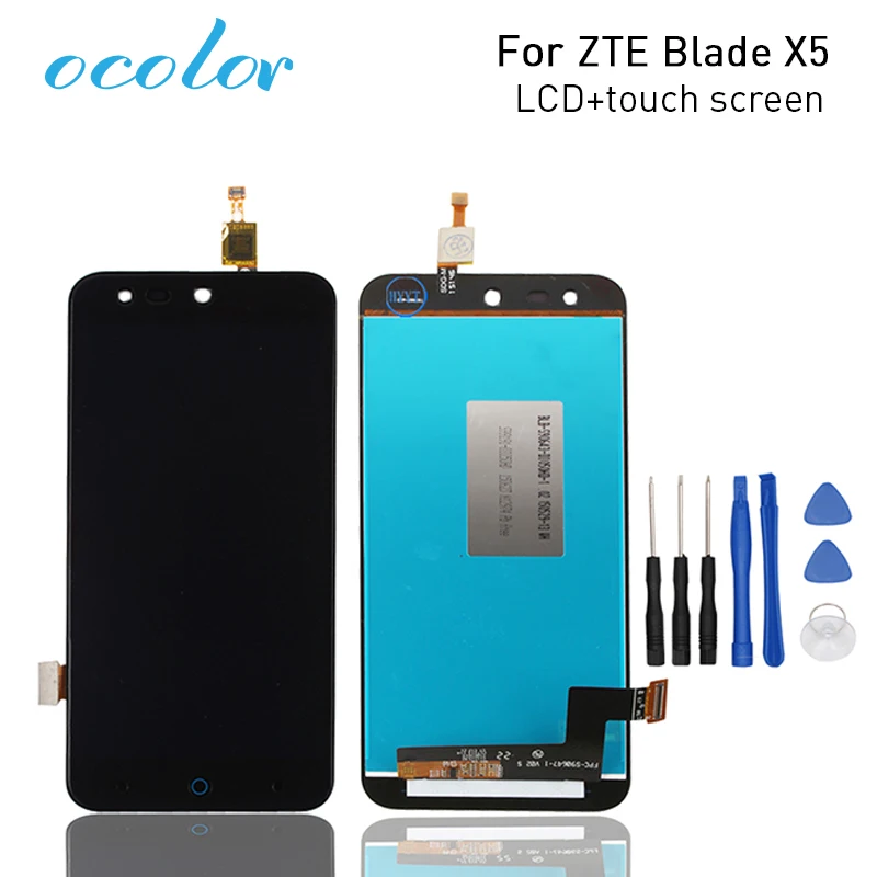 Ocolor для zte Blade X5/Blade D3 T630 ЖК дисплей + сенсорный экран 100% хороший дигитайзер сборка X5