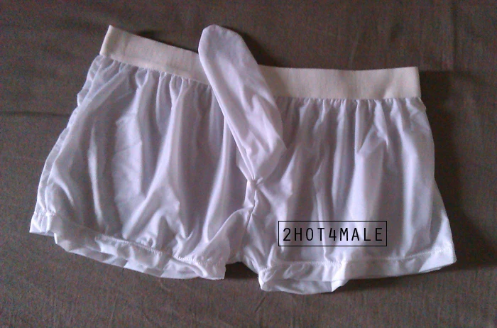 New Sexy Men's Silky Smooth Lingerie Underwear Boxer w/ Big Penis Sheath for Cocks Balls | Мужская одежда