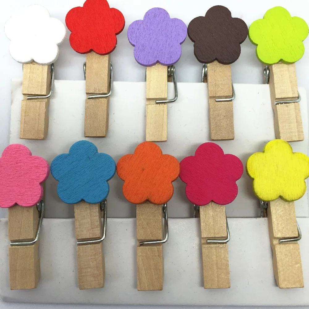 100pcs Mixed 18.5mm Flowers on Natural 35mm Wood Pegs Easter Wedding Card Holder Clothespins Clips DIY Crafts Embellishments
100pcs Mixed 18.5mm Flowers on Natural 35mm Wood Pegs Easter Wedding Card Holder Clothespins Clips DIY Crafts Embellishments