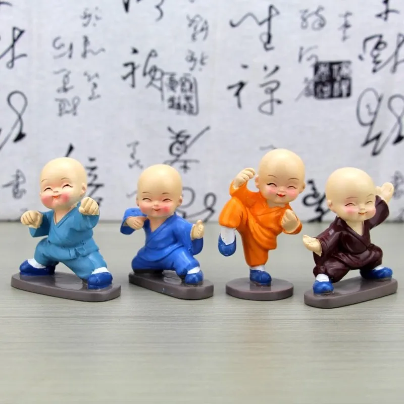 colour Shaolin Kungfu Boy figurine Practicing Wushu and Fighting Four No. 4 Monks Car Interior Jewelry figurine home decoration
colour Shaolin Kungfu Boy figurine Practicing Wushu and Fighting Four No. 4 Monks Car Interior Jewelry figurine home decoration