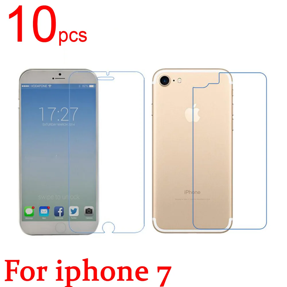 10pcs Ultra Clear Glossy/Matte/Nano Anti-Explosion LCD Screen Protector Film for Iphone 6 6S 7 Plus Front&back Protective Film
10pcs Ultra Clear Glossy/Matte/Nano Anti-Explosion LCD Screen Protector Film for Iphone 6 6S 7 Plus Front&back Protective Film
