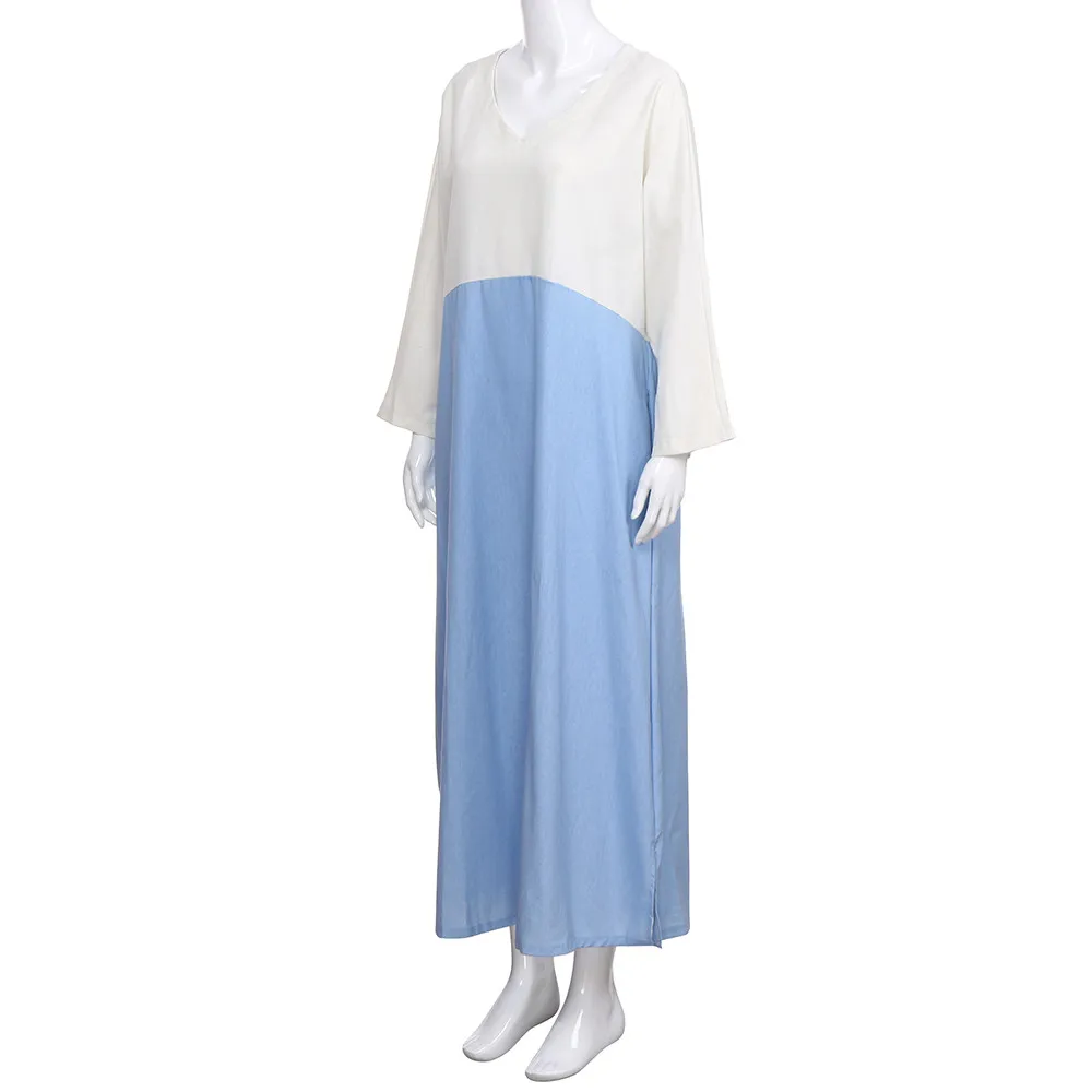 Nice Dress Kaftan Ankle-Length Dresses Causal Thin Cotton Linen Loose Dress Long Sleeve Pockets Color Vestido De Festa
Nice Dress Kaftan Ankle-Length Dresses Causal Thin Cotton Linen Loose Dress Long Sleeve Pockets Color Vestido De Festa
