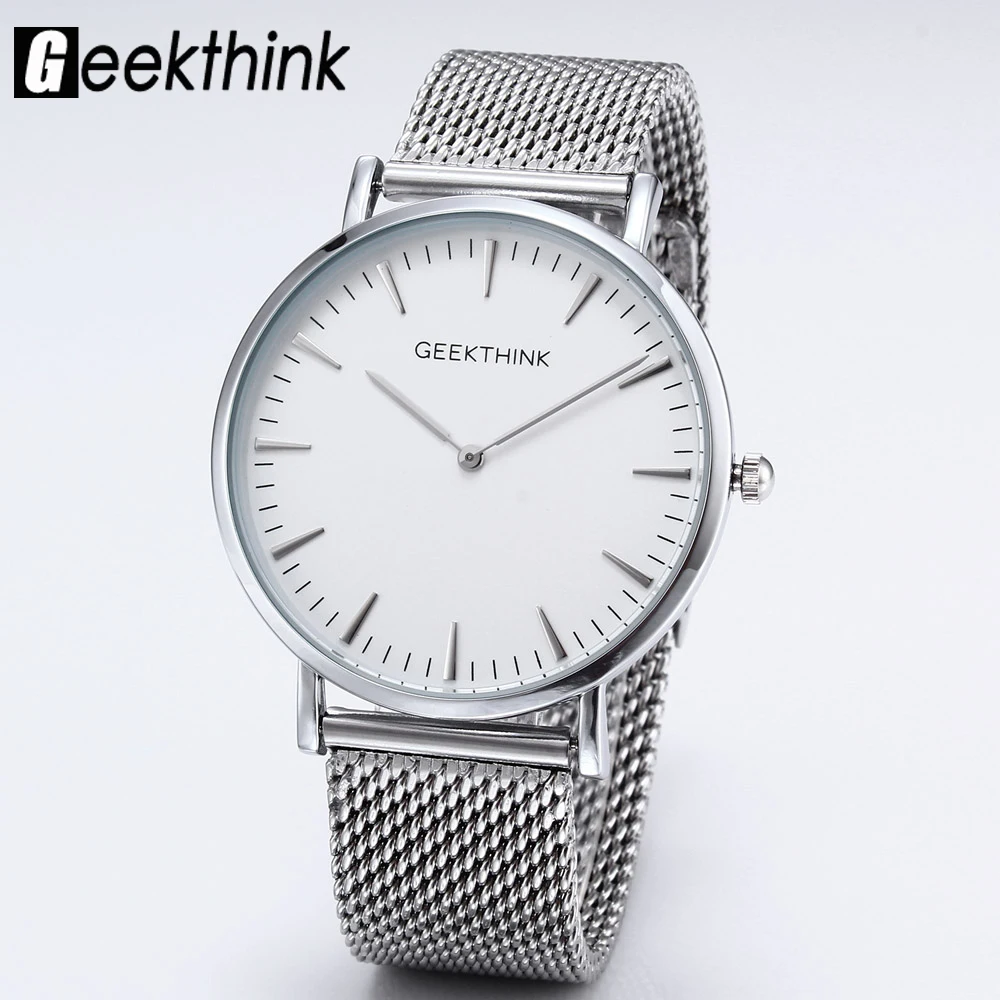 Top Brand Luxury Quartz watches men Casual Fashion Japan Gentleman Silver stainless steel Mesh Band ultra thin clock male Unisex
Top Brand Luxury Quartz watches men Casual Fashion Japan Gentleman Silver stainless steel Mesh Band ultra thin clock male Unisex
