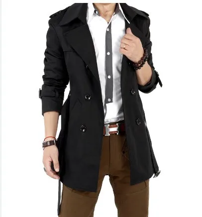 In the autumn of 2020 the new men's windbreaker long fashion in figuring the double-breasted coat
In the autumn of 2020 the new men's windbreaker long fashion in figuring the double-breasted coat
