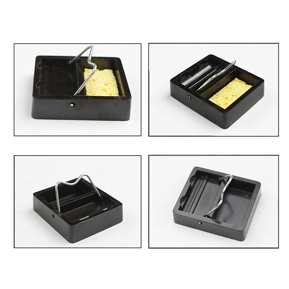 Electric Soldering Iron Stand Holder Support Station Metal Base with Solder Sponge for Butane Gas Pen Shaped Welding Torch
Electric Soldering Iron Stand Holder Support Station Metal Base with Solder Sponge for Butane Gas Pen Shaped Welding Torch