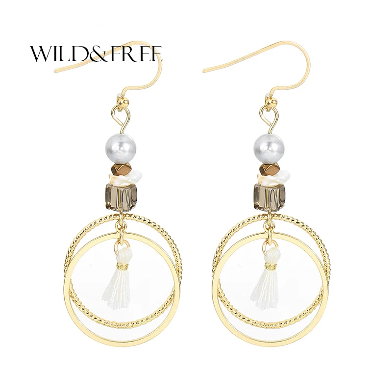 Gold Color Round Dangle Earrings Fresh Water Pearl Fashion Beads Minimalist Tassel Pendant Drop Earrings Jewelry For Women
Gold Color Round Dangle Earrings Fresh Water Pearl Fashion Beads Minimalist Tassel Pendant Drop Earrings Jewelry For Women