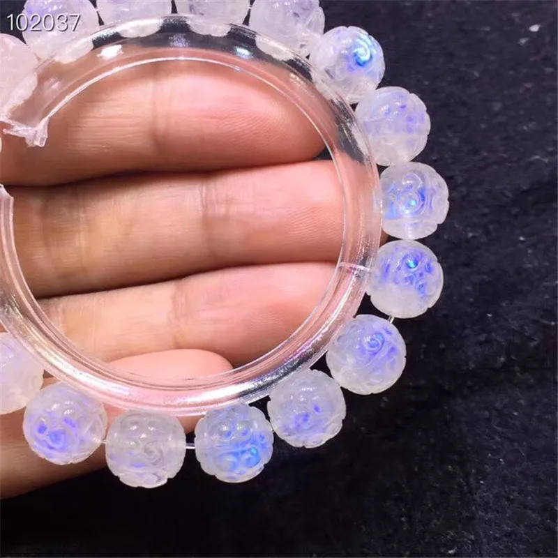 10.3mm Natural Moonstone Bracelet Blue Light Stone Loose Beads For Women Men Gift Charm Stretch Crystal Fashion Bracelet AAAAA
10.3mm Natural Moonstone Bracelet Blue Light Stone Loose Beads For Women Men Gift Charm Stretch Crystal Fashion Bracelet AAAAA