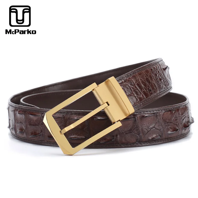 McParko Genuine Crocodile Leather Belt Men Luxury Alligator Belt Stainless Steel Pin Buckle and Automatic Buckle Belt For Men
McParko Genuine Crocodile Leather Belt Men Luxury Alligator Belt Stainless Steel Pin Buckle and Automatic Buckle Belt For Men
