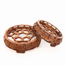 The crystal ball basket base solid wood carvings are recommended household act the role ofing is tasted furnishing articles