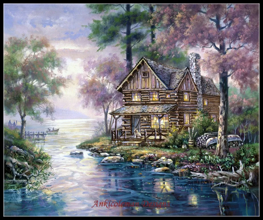 Needlework for embroidery DIY DMC High Quality - Counted Cross Stitch Kits 14 ct Oil painting - Doyle's Cabin
Needlework for embroidery DIY DMC High Quality - Counted Cross Stitch Kits 14 ct Oil painting - Doyle's Cabin