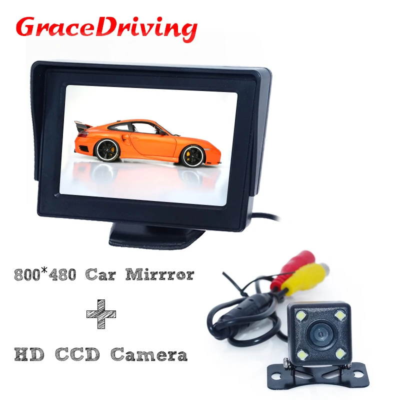 Auto Parking Assistance New LED Night Vision Car CCD Rear View Camera With 4.3 inch Color LCD Car Video HD Monitor Camera
Auto Parking Assistance New LED Night Vision Car CCD Rear View Camera With 4.3 inch Color LCD Car Video HD Monitor Camera