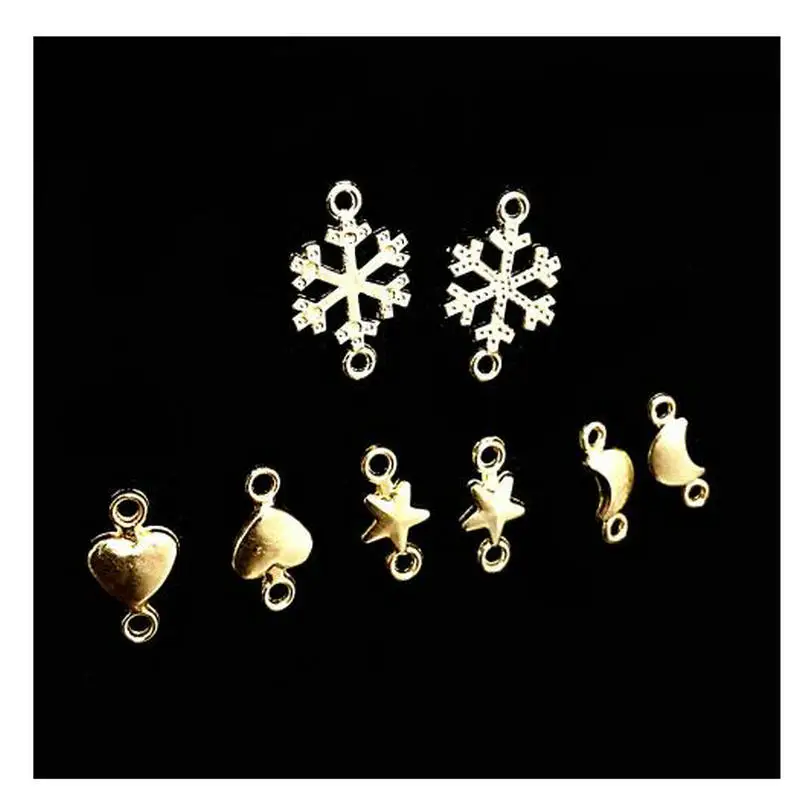 50pcs Kawaii Moon Star Connector Jewelry Heart Double Hanging Pendant Accessories DIY Resin Craft Handmade Mini Snowflake Decor
50pcs Kawaii Moon Star Connector Jewelry Heart Double Hanging Pendant Accessories DIY Resin Craft Handmade Mini Snowflake Decor