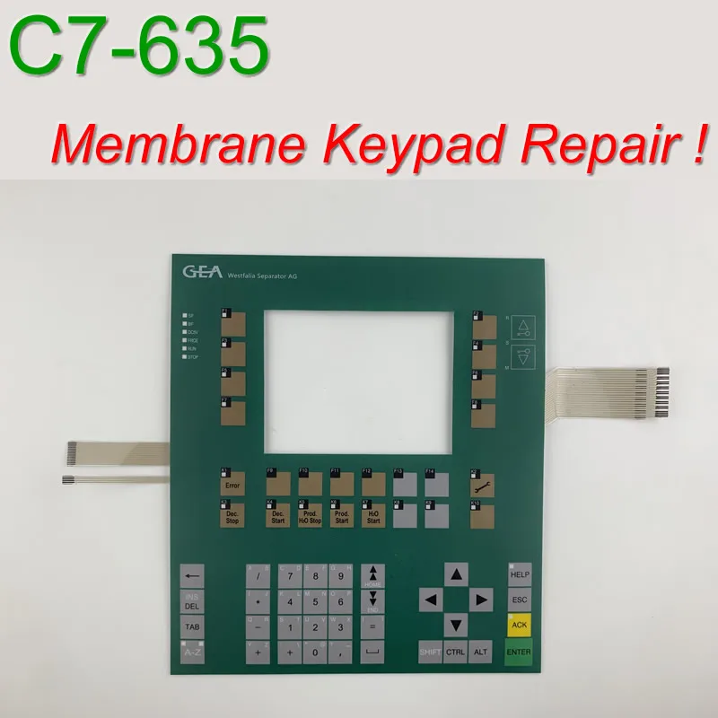 6ES7635-2SB00-0AC0 C7-635 мембранная клавиатура ДЛЯ SIMATIC и GEA HMI, ремонт панели ~ сделайте своими руками, имеют искусственную
6ES7635-2SB00-0AC0 C7-635 мембранная клавиатура ДЛЯ SIMATIC и GEA HMI, ремонт панели ~ сделайте своими руками, имеют искусственную