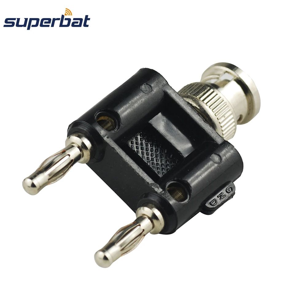 Superbat 5pcs BNC Male to Dual Banana Plug Stack for CCTV Speakers RF Coaxial Connector
Superbat 5pcs BNC Male to Dual Banana Plug Stack for CCTV Speakers RF Coaxial Connector