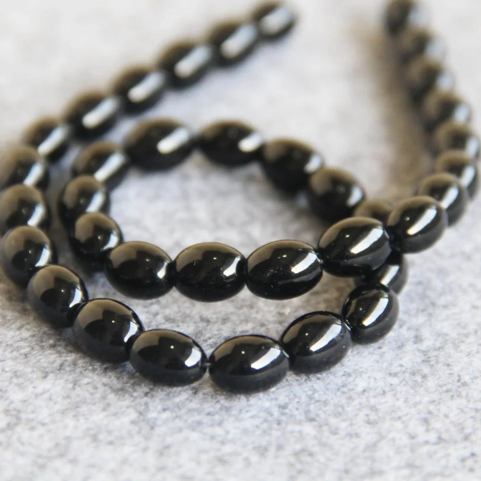 Fashion Beautiful 7*12mm Natural black Carnelian beads Round DIY Loose Rice Stone 15inch Fashion Jewelry making design wholesale
Fashion Beautiful 7*12mm Natural black Carnelian beads Round DIY Loose Rice Stone 15inch Fashion Jewelry making design wholesale