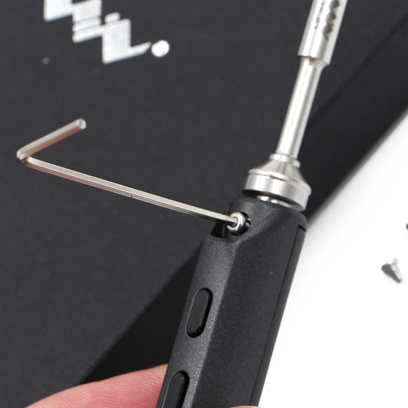 MINI TS100 Digital Soldering Iron Station OLED Programable Interface DC5525 Built-in STM32 Chip Kit Tool Set
MINI TS100 Digital Soldering Iron Station OLED Programable Interface DC5525 Built-in STM32 Chip Kit Tool Set